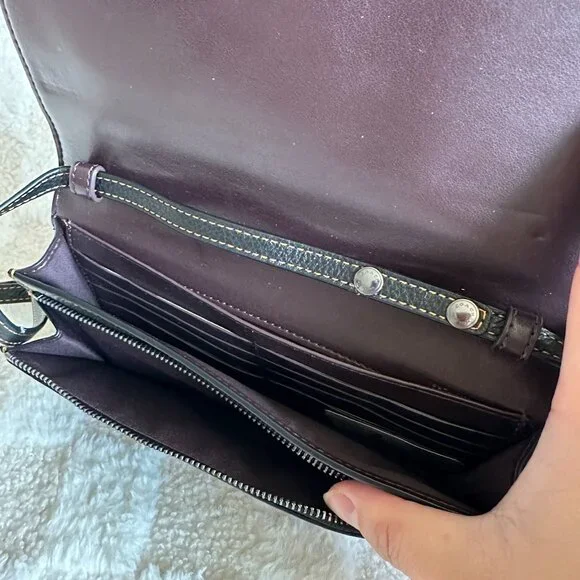 NWT! Coach F88921 Star Wars Hayden Foldover Crossbody Clutch In Signature Canvas - Picture 8 of 14